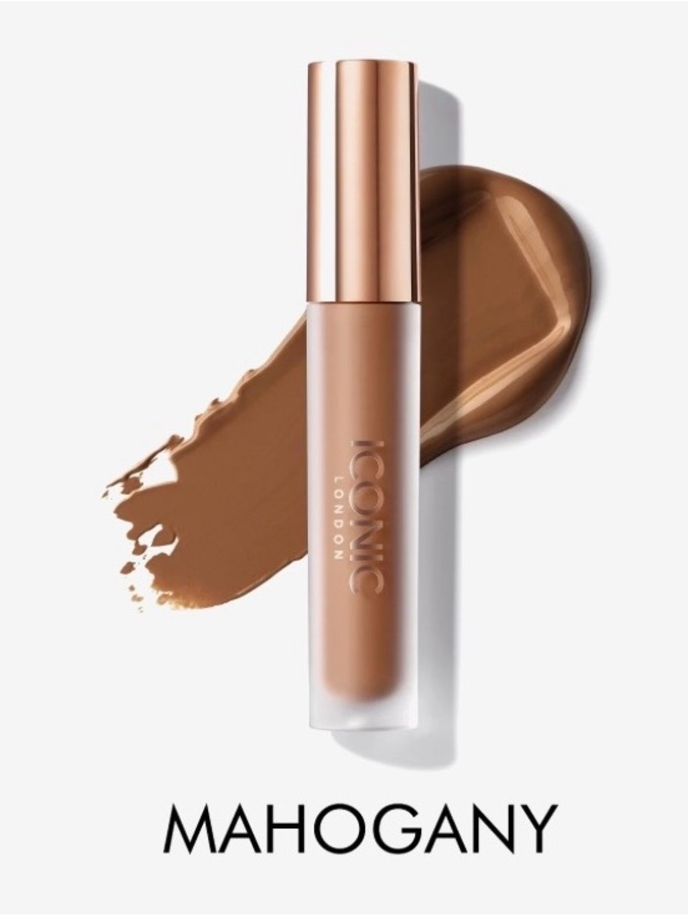 ICONIC London Mahogany Liquid Concealer - Warm Mahogany Brown